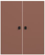 Σετ πόρτες για τη βιβλιοθήκη Soria II-Κεραμιδί - Image 6