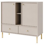 Μπουφές Siera 2F 2S Shelf-Μπεζ