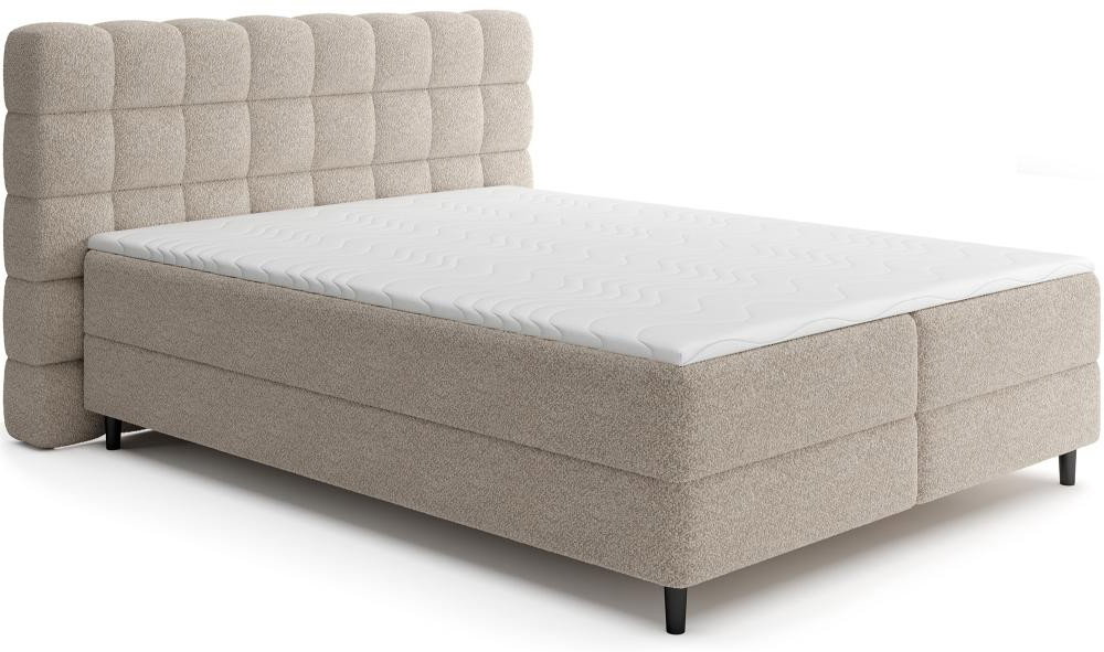 z4b102iltamm5ox6q2fm2qlsbh84 Επενδυμένο κρεβάτι Mecan-Μπεζ-180 x 200 - Image 1