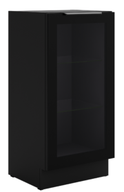 Επιδαπέδια βιτρίνα Universal 40 DW 1F BB-Μαύρο