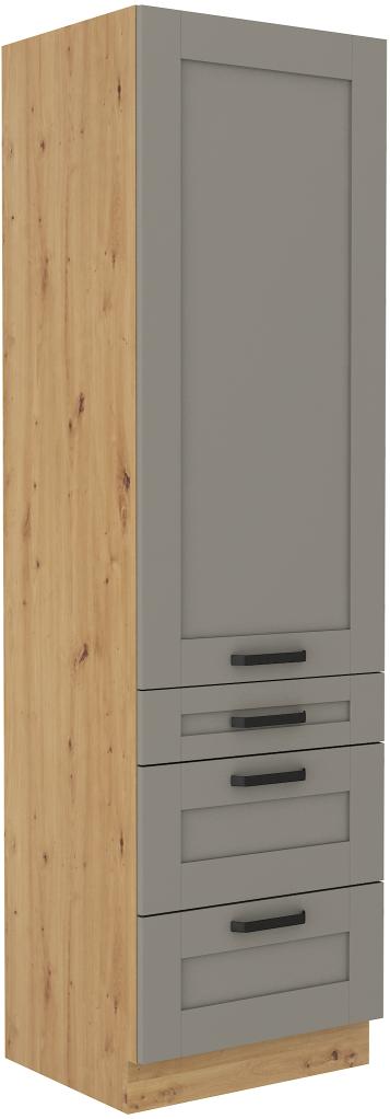 0yetdxurael6aikvdecwv8ydzaf0 Επιδαπέδιο ντουλάπι Nelor 60 DKS 210 3S 1F-Γκρι σπέσιαλ - Φυσικό - Image 1