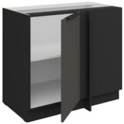 Επιδαπέδιο ντουλάπι Arianna 105 ND 1F BB-Γκρι - Image 2