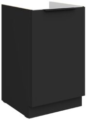 Επιδαπέδιο ντουλάπι νεροχύτη Arianna 50 ZL 1F BB-Μαύρο