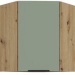 Κρεμαστό ντουλάπι γωνιακό Arianna 60x60 GN 72 1F-Φυστικί