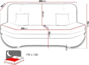 Καναπές - κρεβάτι Weronika-Κυπαρισσί - Image 3