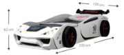 Παιδικό Κρεβάτι Vento Eco Sportline-Λευκό - Image 2