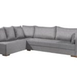 Γωνιακός καναπές Trendy-Δεξιά-285φ 185β εκ.-Γκρι Anoixto