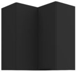 Κρεμαστό ντουλάπι γωνιακό Arianna 60x60 GN 72 2F-Μαύρο