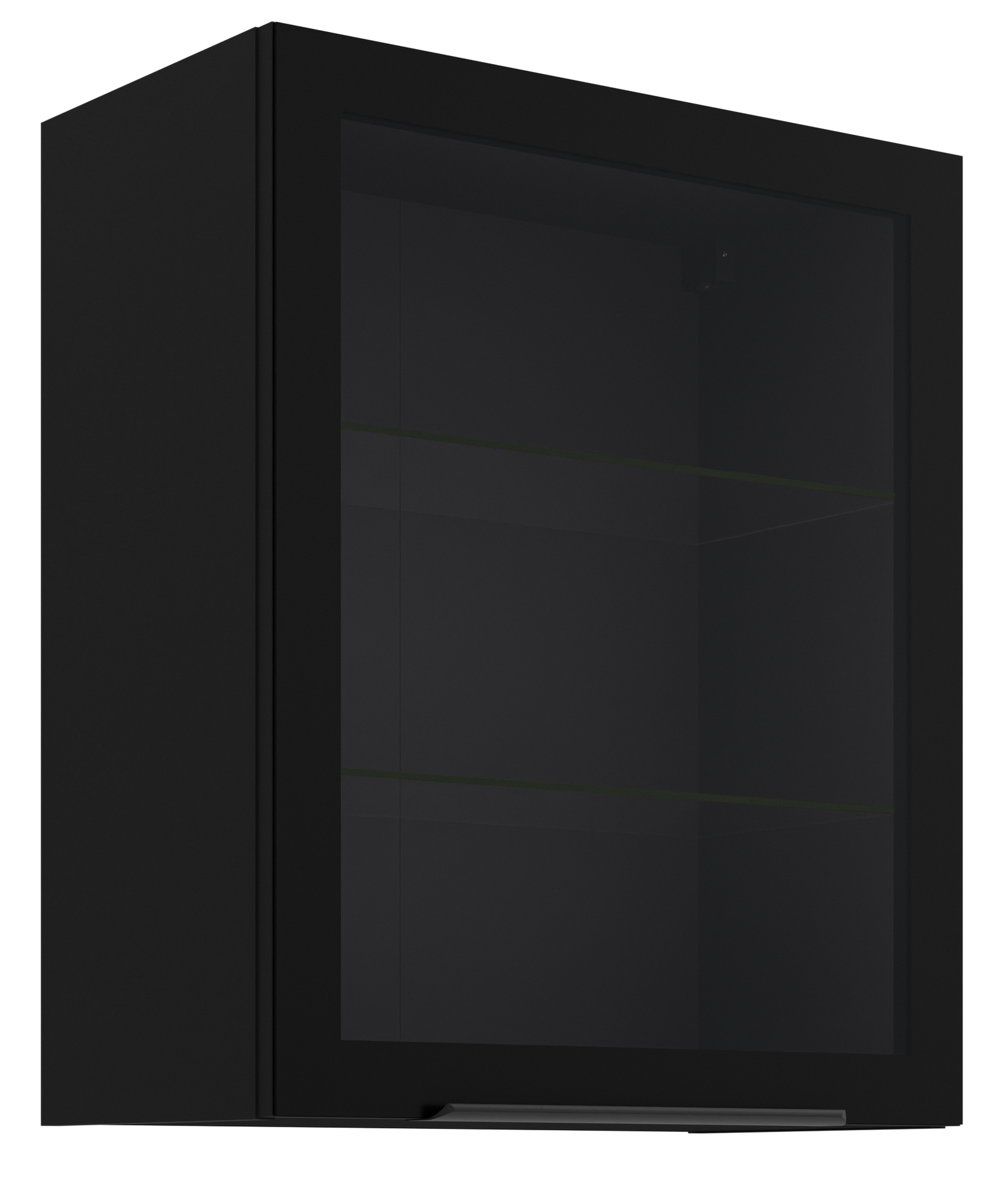 adwrt1tr0k5hwuz56br50e45lr1h Κρεμαστή βιτρίνα Universal 60 GS 72 1F-Μαύρο - Image 1
