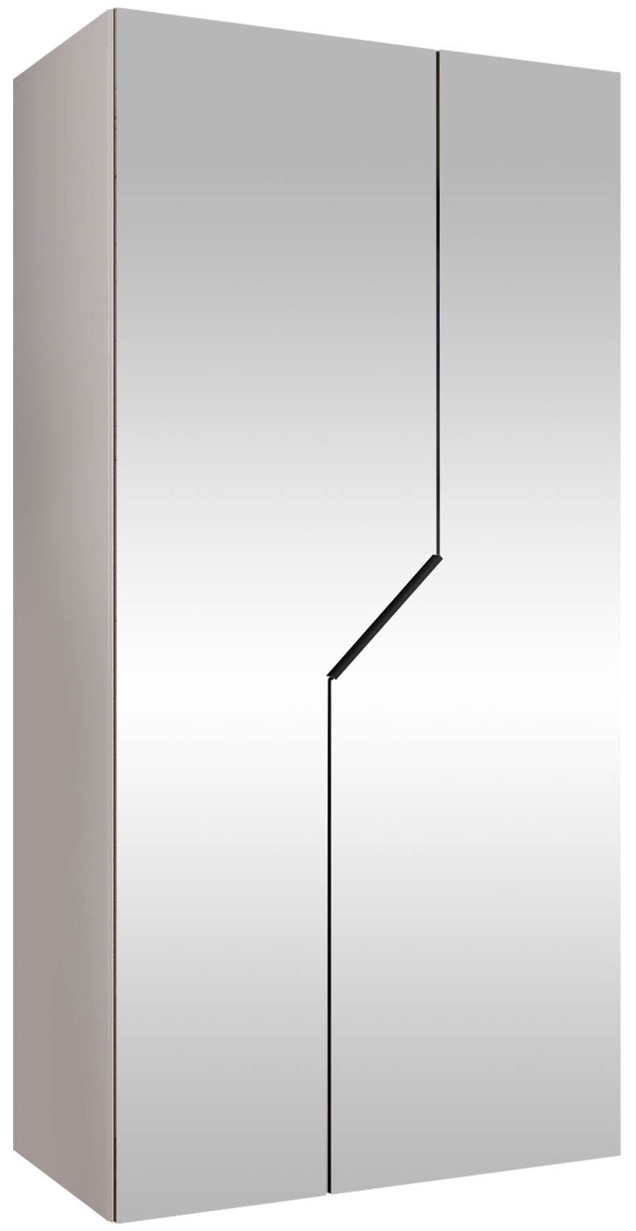 aiqn355aftasgblgd4y9kwi3kacr Ντουλάπα Andrew III 100 Δίφυλλη-Λευκό - Image 1
