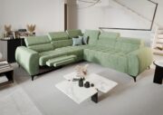 Γωνιακός καναπές Calyra II Relax-Μέντα-Αριστερή - Image 2