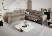 Γωνιακός καναπές Calyra II Relax-Μπεζ-Δεξιά - Image 2