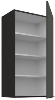 Κρεμαστό ντουλάπι Arianna 50 G 90 1F-Γκρι - Image 2