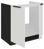 Επιδαπέδιο ντουλάπι νεροχύτη Arianna 80 ZL 2F-Λευκό - Image 2