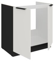 Επιδαπέδιο ντουλάπι νεροχύτη Arianna 80 ZL 2F-Λευκό - Image 2