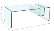 Τραπεζάκι σαλονιού Crystal Flux - Image 3