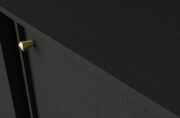 Μπουφές Siera 2F 2S Shelf-Μαύρο - Image 2