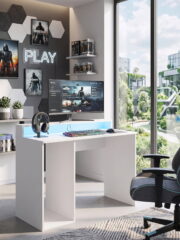 Gaming Γραφείο Gamer II-Leuko - Image 2