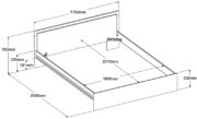 Κρεβάτι Railly-160 x 200 - Image 2