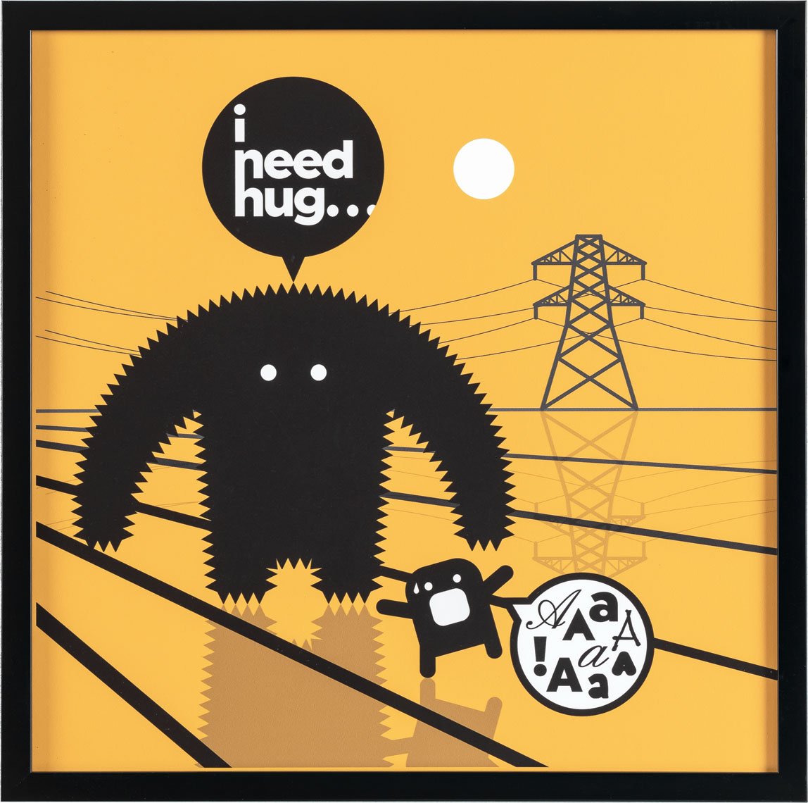 image_158729_grafika_yu_i_need_hug_1374 Πίνακας I need hug - Image 1