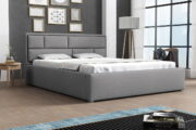 Επενδυμένο κρεβάτι Deco-140 x 200-Gkri - Image 2