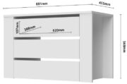 Συρταριέρα ντουλάπας JL Universal-Leuko - Image 4