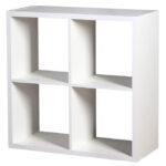 Βιβλιοθήκη Clever Cube-Λευκό