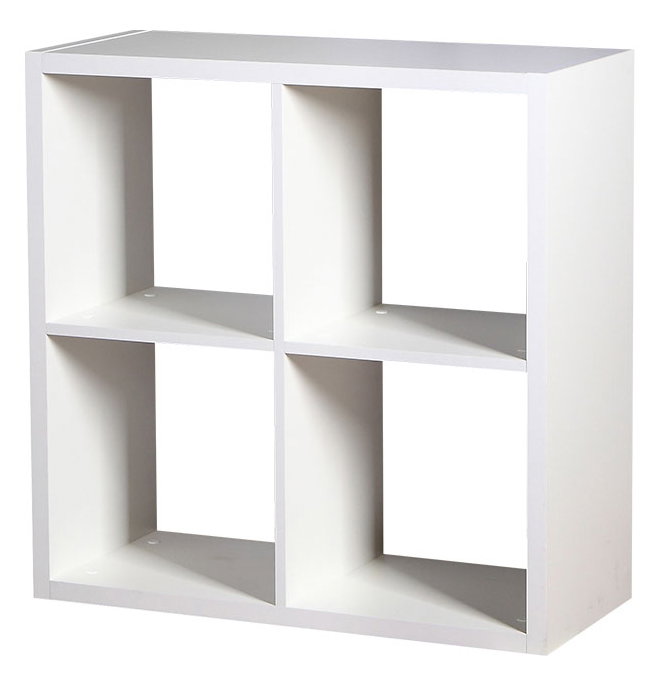 image_609327_polihome-clever-cube-white_1 Βιβλιοθήκη Clever Cube-Λευκό - Image 1