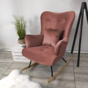 Κουνιστή πολυθρόνα Skandynavia II-Roz - Image 2