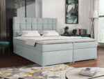 Επενδυμένο κρεβάτι Malmo Box-Gkri Anoixto-140 x 200 - Image 2