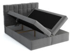Επενδυμένο κρεβάτι Malmo Box-Mpez-140 x 200 - Image 4