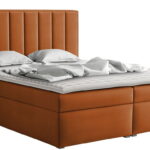 Επενδυμένο κρεβάτι ideal Box-Portokali-140 x 200