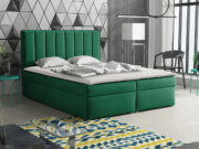 Επενδυμένο κρεβάτι ideal Box-Prasino-140 x 200 - Image 2