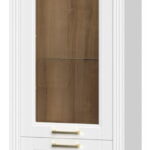 Βιτρίνα ψηλή Tahoma 2D-Leuko