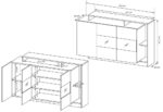 Μπουφές Oak-Anthraki - Fusiko - Image 3