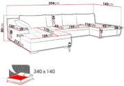 Γωνιακός καναπές Caro-Mple - Image 3
