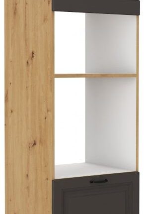 Επιδαπέδιο ντουλάπι Yvette 60 DPM 210 2F-Γραφίτης