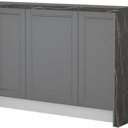 Πάγκος νησίδας Tahoma-Μήκος: 150 εκ.-Γραφίτης-Black Stone
