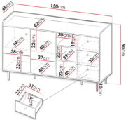 Μπουφές Vasina PC01 - Image 3