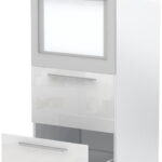 Επιδαπέδιο ντουλάπι φούρνου ψηλό Raval K14-60-2MB-Λευκό γυαλιστερό