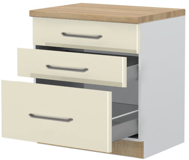image_720363_modern-r-80-3mbox-3-be-ku-51md-3xr20-320-nebraskaoak-ne Επιδαπέδιο ντουλάπι Modena R-80-3MBOX-Λευκό - Μπεζ - Image 1