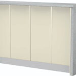 Πάγκος νησίδας Modena-Μήκος: 160 εκ.-Μπεζ-Chromix Silver