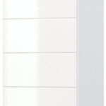 Ντουλάπι κρεμαστό Hudson V7-45-1K-Λευκό - Λευκό γυαλιστερό