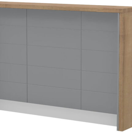 Πάγκος νησίδας Hudson-Μήκος: 150 εκ.-Γκρι-Pacific Walnut