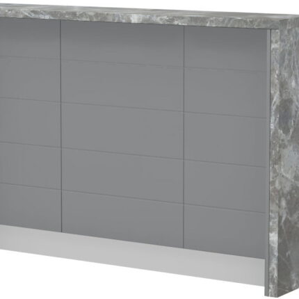 Πάγκος νησίδας Hudson-Μήκος: 150 εκ.-Γκρι-Siena Marble