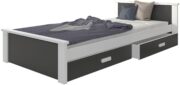 Παιδικό Κρεβάτι Avanta-180 x 80-Leuko-Anthraki