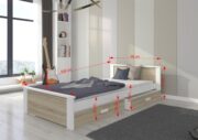 Παιδικό Κρεβάτι Avanta-200 x 90-Leuko - Mpez - Image 3