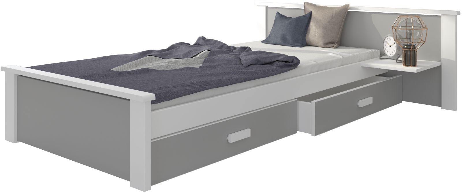image_723420_aldex.shelf_white-light-grey Παιδικό Κρεβάτι Avanta plus-180 x 80-Leuko - Gkri anoixto - Image 1