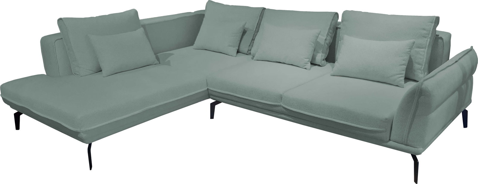 image_729546_zurich_naro_nik_z_funkcj__letto75.deksia_1_1 Γωνιακός καναπές Dijon-Menta-Δεξιά - Image 1