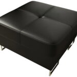 Πουφ Gelito plus LTHR -Mauro-70 x 70 x45